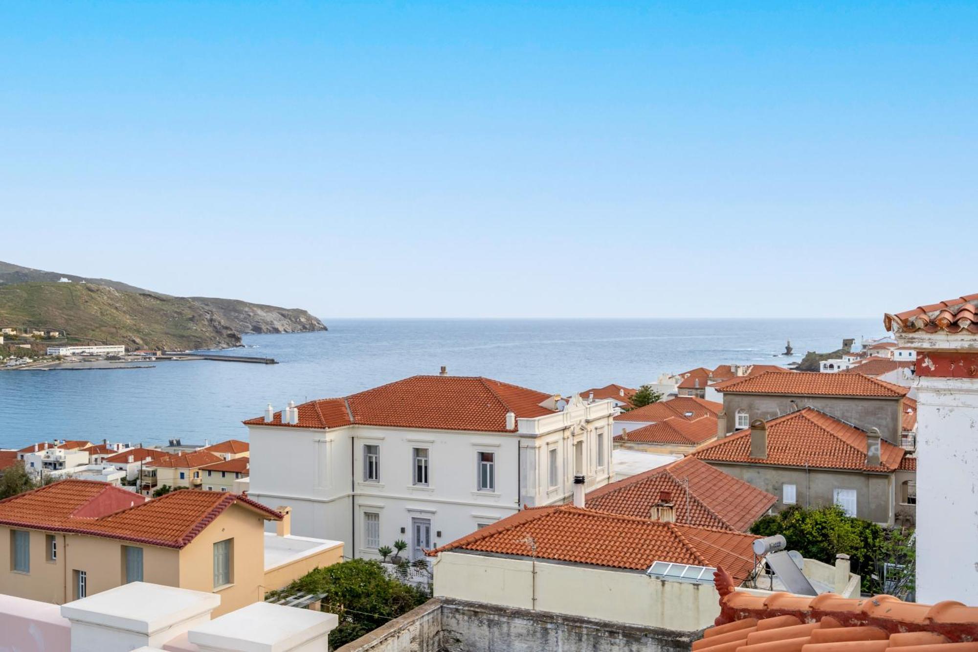 Archontiko Eleni Hotel Andros Town Bagian luar foto